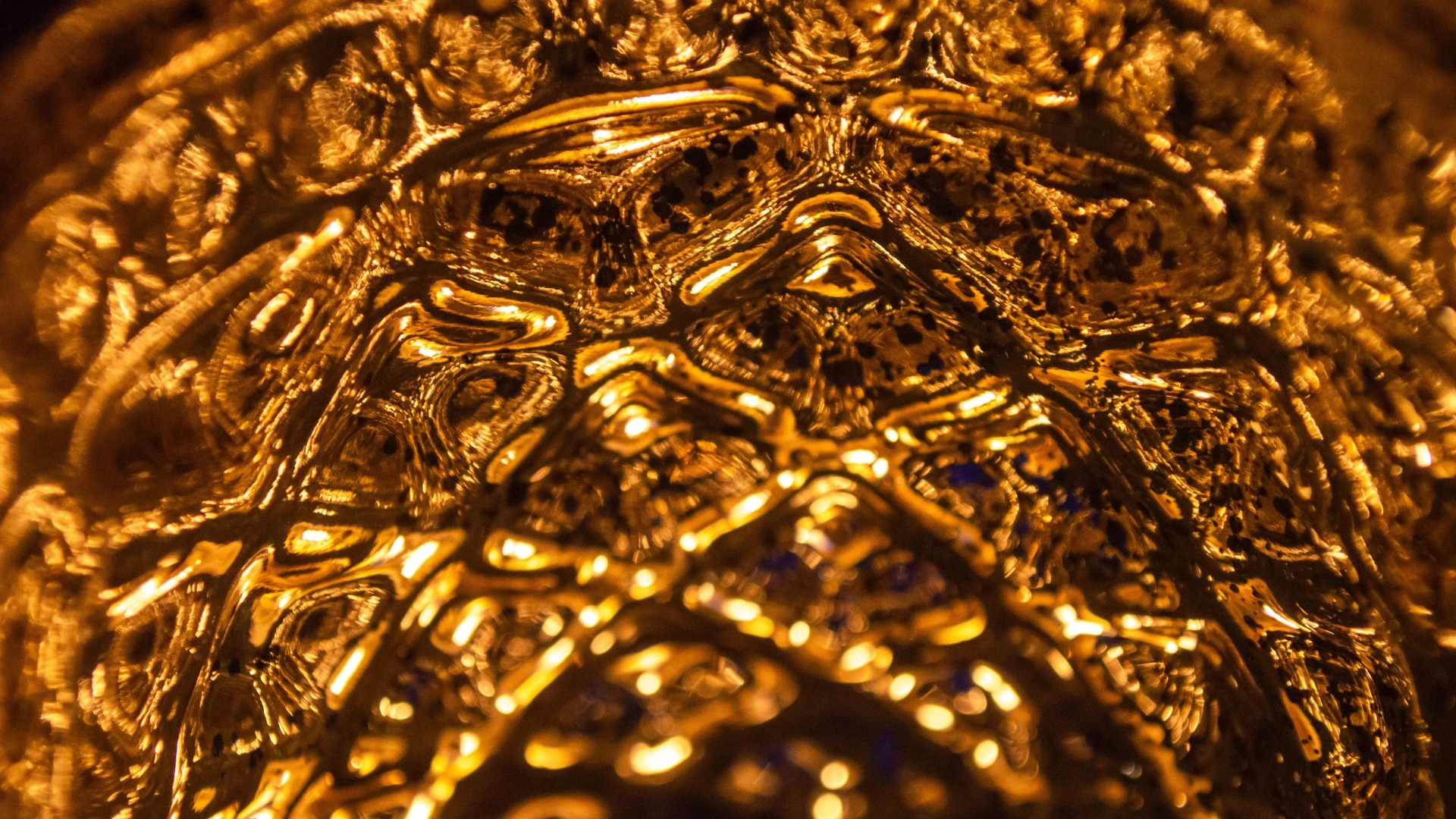 Gold price falling chart during geopolitical tensions